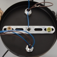 Люстра "Кира" 4х40Вт Е27 черный/золото