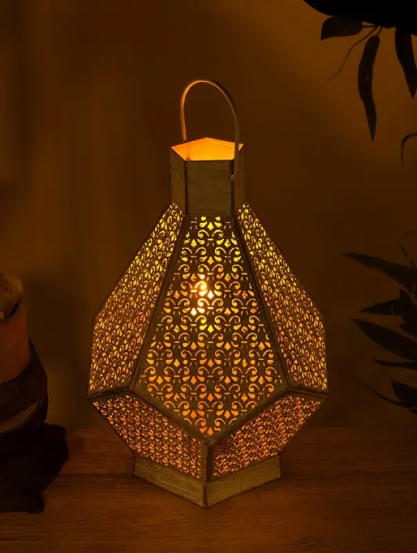 Подсвечник "Призма" 21х18х28 см, металл