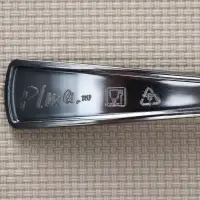 Вилка одноразовая, 18.5 см, пластик, серебристая