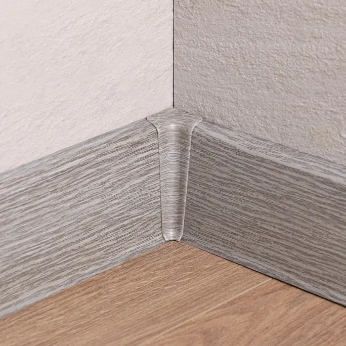 Угол внутренний для плинтуса &laquo;Деконика&raquo;, 85 мм, цвет 210 дуб пепельный