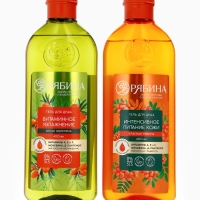 Гель для душа, витаминное увлажнение, аромат облепихи, 400 мл, Рябина