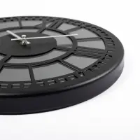 Часы настенные, интерьерные, бесшумные, d-32 см, металл с зеркалом