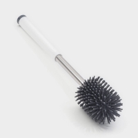 Ёршик для унитаза силиконовый SAVANNA, 10,8&times;42,5 см, цвет серый