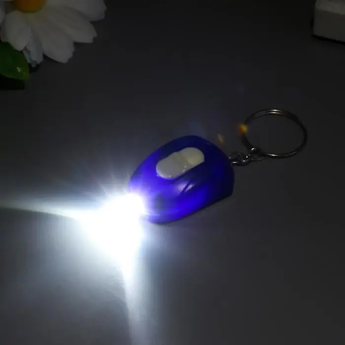 Фонарик брелок для ключей на кольце &laquo;Компьютерная мышь&raquo;, 1 лампа, МИКС