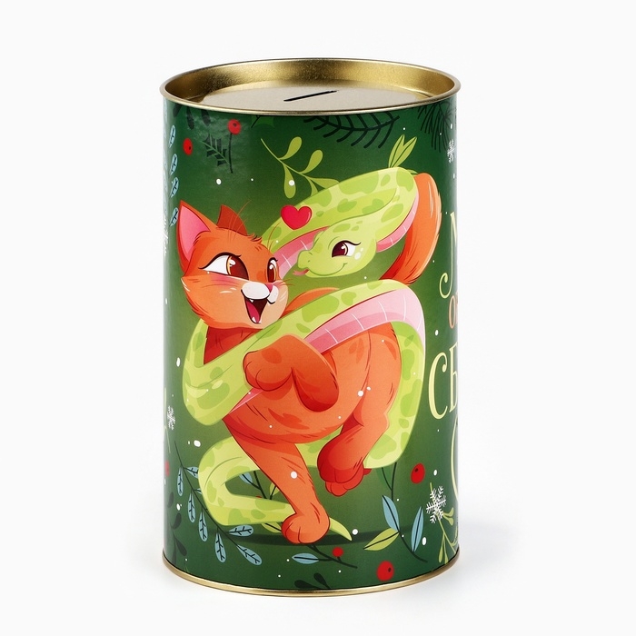 Копилка новогодняя подарок &laquo;Новый год: Мечты сбудутся&raquo;, XXL, 20 х 12,5 см