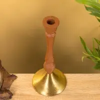 Подсвечник на 1 свечу "Бисквит" 10,5х10,5х25 см