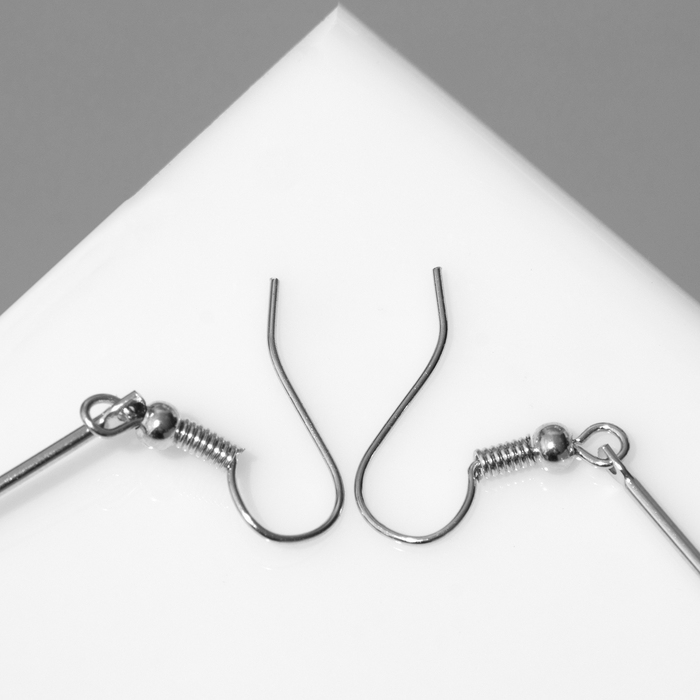 Серьги с жемчугом &laquo;Бусинки на палочке&raquo;, цвет белый