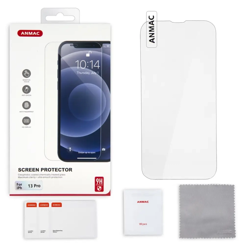 Защитное стекло iPh 13/13 Pro/14/16e ANMAC Арт. 1137305