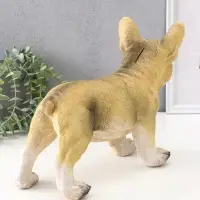 Копилка "Французский бульдог" 14х34х25 см, бежевый