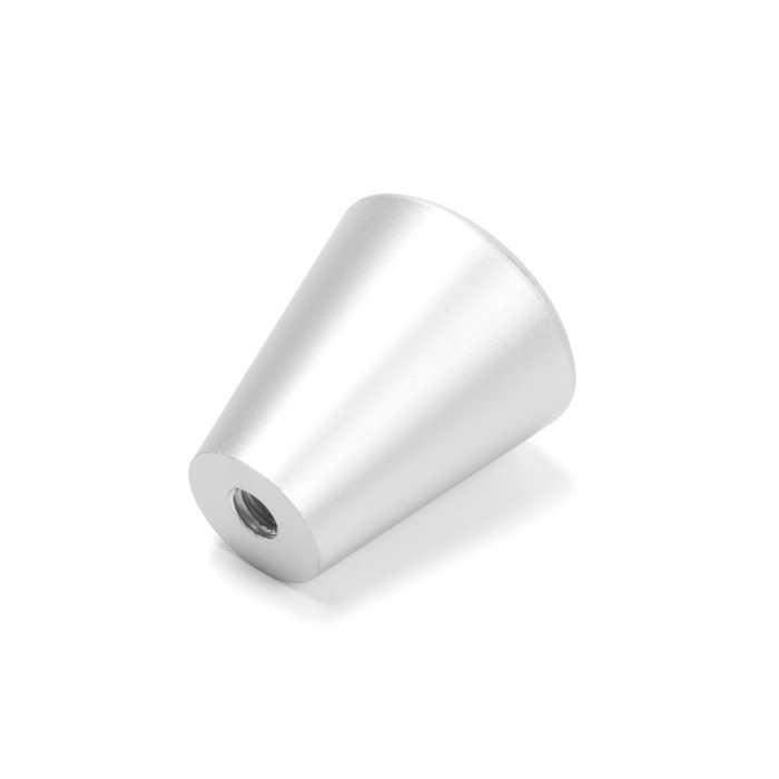 Ручка кнопка ТУНДРА РК019SC, цвет матовый хром, 8 шт