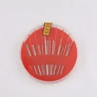 Иглы швейные в пластиковой коробочке, 24 шт., МИКС