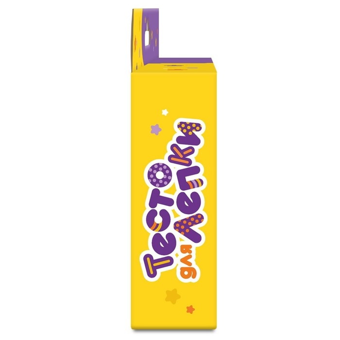 Тесто для лепки, в коробке 6 цветов по 25 г, с блёстками