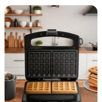 Вафельница электрическая для бельгийских вафель КТ-4682