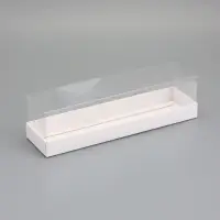 Коробка с прозрачной крышкой "под рулет" 30 х 8 х 8 см