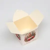 Коробка подарочная складная &laquo;Церковь&raquo;, 12&times;12&times;12 см