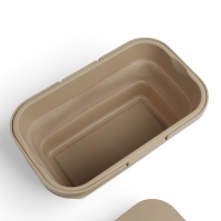 Корзина - столик Maclay 2 в 1, складная, 47 х 28,5 х 23,5 см, стол 45 х 28 х 16 см, бежевая