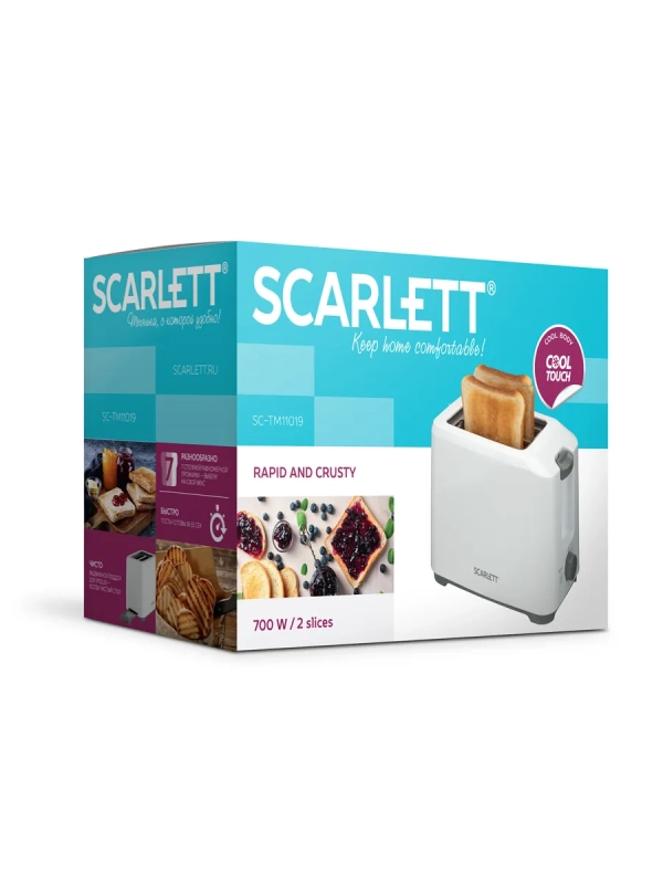 Тостер для хлеба с поддоном для крошек SC-TM11019