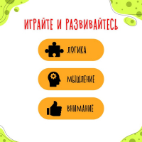 Настольная игра &laquo;Дино логика&raquo;, 1 игрок, 7+