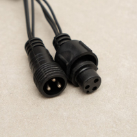 Гирлянда &laquo;Сеть&raquo; 2 &times; 3 м, IP44, УМС, тёмная нить, 384 LED, свечение белое, 220 В