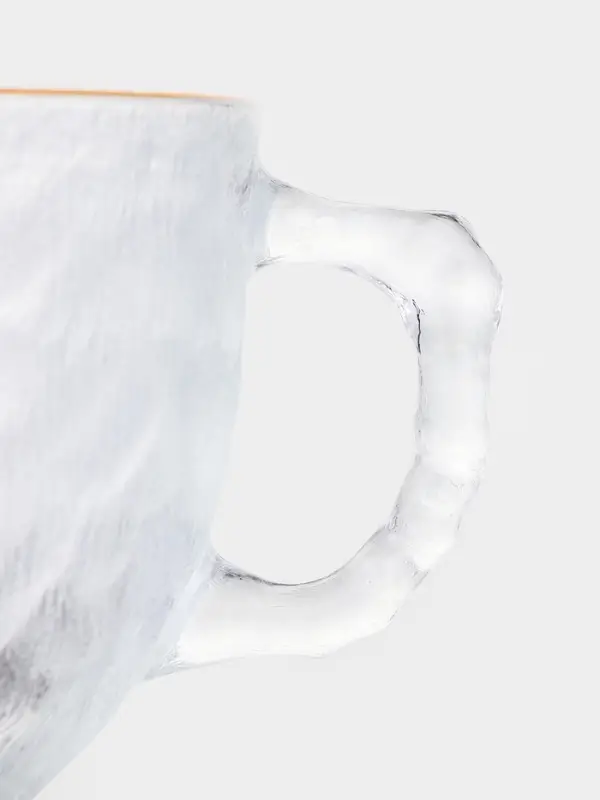 Набор кружек "Льдинка", 2 шт, золотой обод, 410 мл, 10,5х21х8,5 см