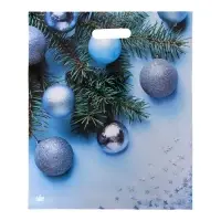 Пакет "Звездное конфетти", полиэтиленовый с вырубной ручкой, 45 х 38 см.