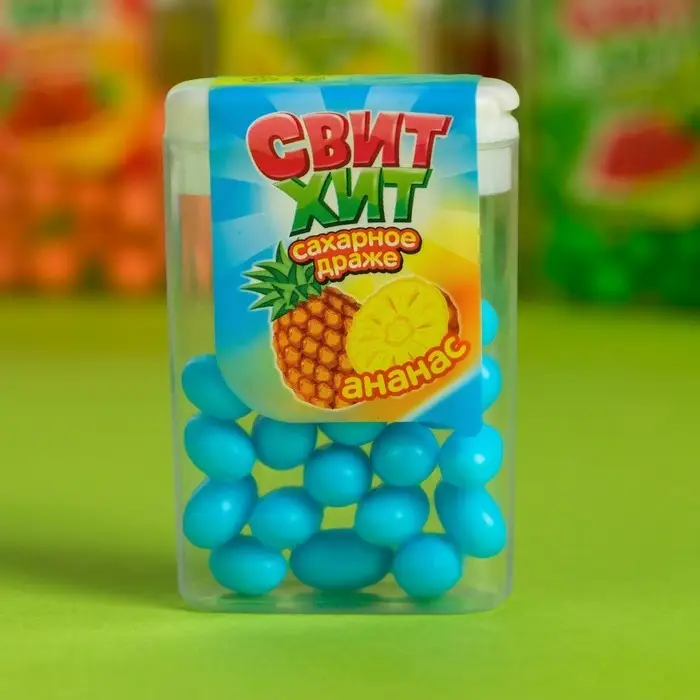 Драже сахарное "Свит хит" ассорти в стенде, 12 г
