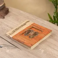 Фотоальбом "Шлепанцы" 10 листов, 19х19х2 см, цв. оранжевый