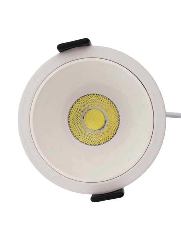 Светильник светодиодный встраиваемый, 12Вт, 6500К, с драйвером, D65, белый