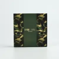 Коробка для макарун с низкими бортами &laquo;23 Февраля&raquo;, 11 х 11 х 3 см