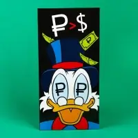 Конверт для денег, 16.5 х 8 см &laquo;Донольд Дак&raquo;, Микки Маус