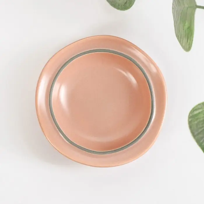 Соусник керамический &laquo;Крем&raquo;, 8,7&times;1,6 см, цвет розовый