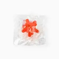 Игрушка пищащая "Мячик, шипы", 5 см, красная