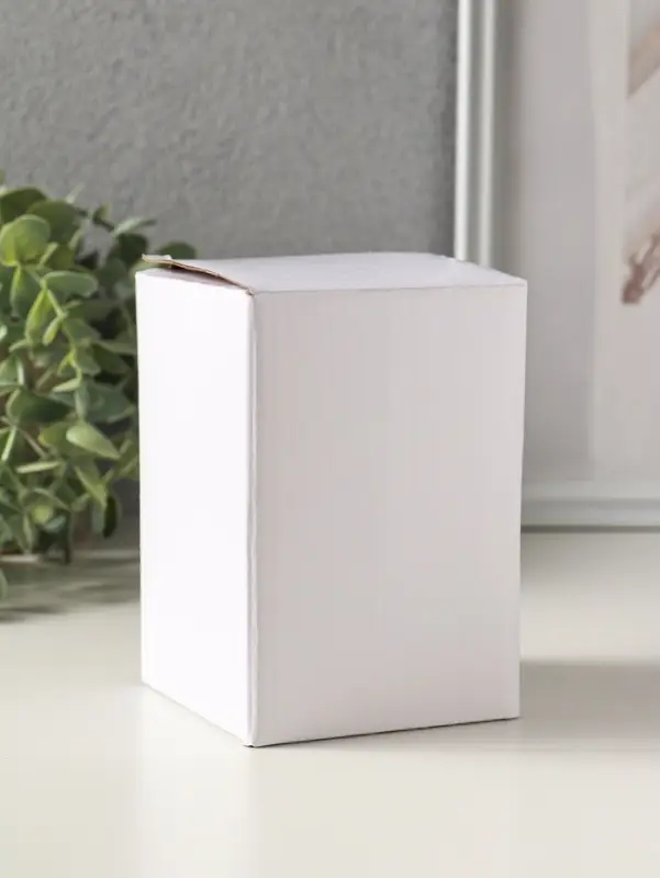 Шкатулка стекло с металлическим ободком "Лебеди" золото 8,2х8,2х11 см