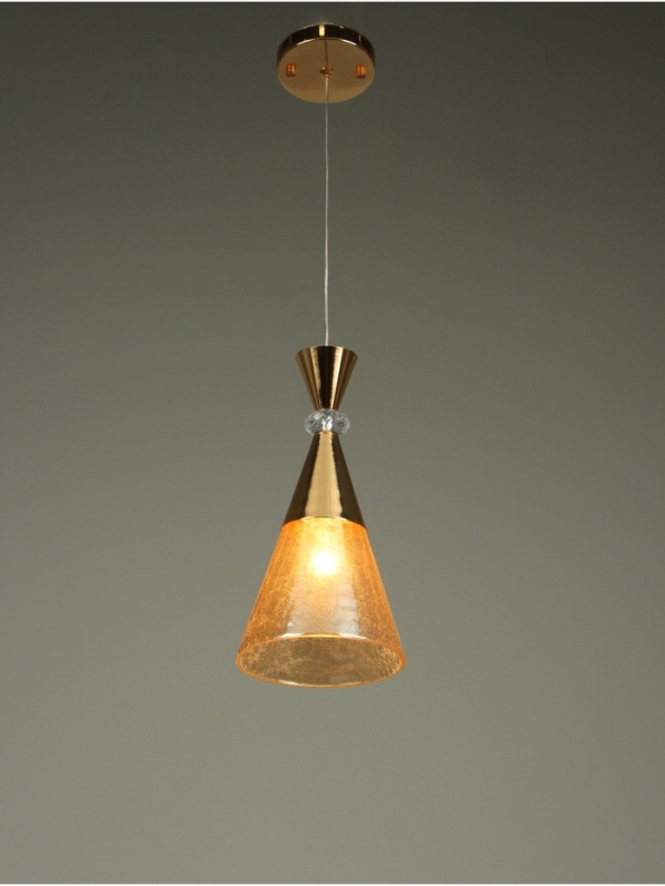 Светильник &laquo;Рианна&raquo; 1х40Вт Е27 золото 15х15х30+100см