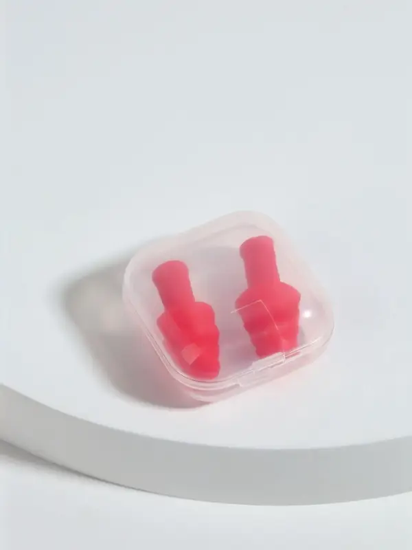 Беруши, 3&times;1.3 см, в футляре, фасовка 10 шт., силиконовые, МИКС