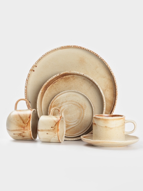 Тарелка глубокая  Magistro "Organic brown" 25,2х25х5,3 см