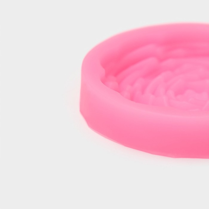 Молд &laquo;Прекрасная роза&raquo;, силикон, 5,7&times;5,7&times;1,2 см, цвет МИКС