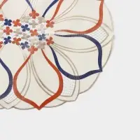 Салфетка сервировочная на стол &laquo;Цветок&raquo;, ажурная, 45&times;30 см, цвет белый