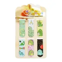 Набор магнитных закладок для книг Calligrata 6 штук, "Дракончики", МИКС