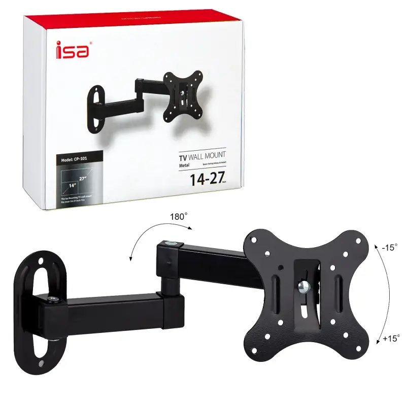 Кронштейн для TV 14"-27" CP101 ISA (20шт/кор)