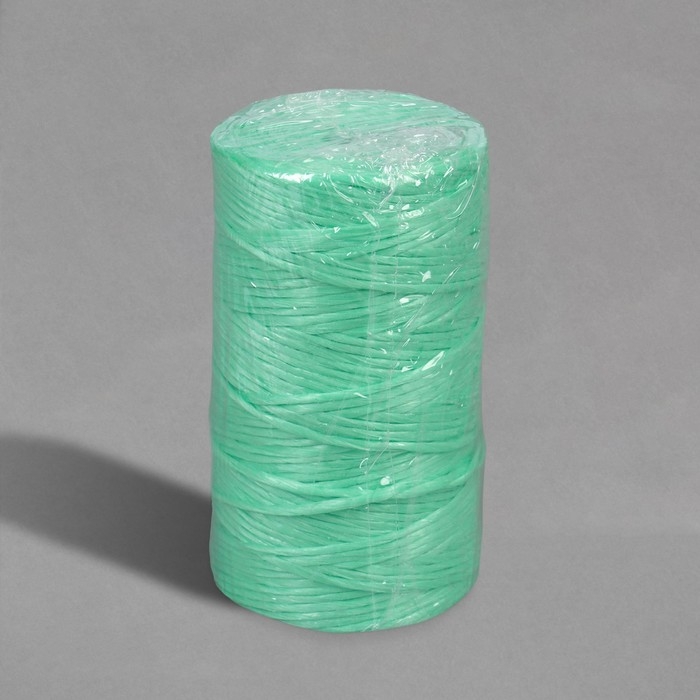 Шпагат для подвязки растений, 200 м, 1000 текс, полипропилен, зелёный, Greengo