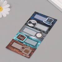 Наклейка с объёмным элементом "Джентльмен" 7х15,2 см