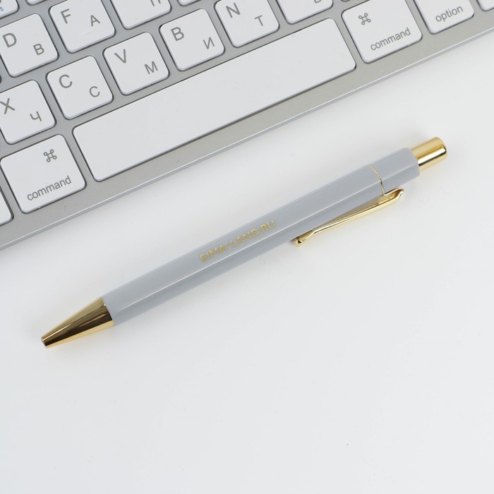 Ручка шариковая синяя паста 0.7 мм &laquo;С 23 февраля&raquo; пластик с тиснением на корпусе