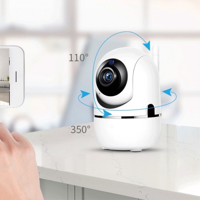 Видеокамера WiFi Cam-14, IP, 2 Мп, поворот 355 &deg;, микрофон, 3.6 мм объектив, белая