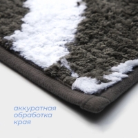 Коврик для дома SAVANNA &laquo;Вилли&raquo;, 50&times;80 см, цвет серый