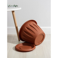 Горшок с поддоном &laquo;Фелиция&raquo;, 10,4 л, цвет терракотовый