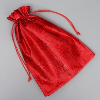 Мешочек подарочный парча &laquo;Ёлочка&raquo;, 20 х 30 см +/- 1.5 см, Новый год