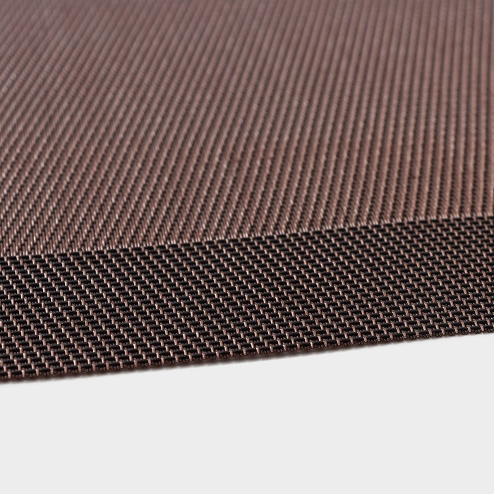 Салфетки сервировочные на стол Доляна &laquo;Шахматы&raquo;, 45&times;30 см, 4 шт, цвет коричневый