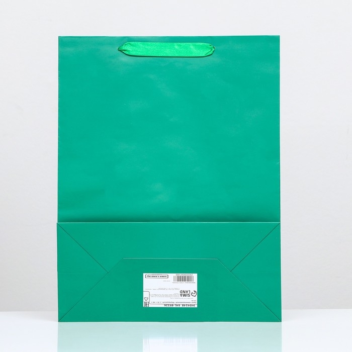 Пакет ламинированный &laquo;Зелёный&raquo;, 31 х 40 х 14 см