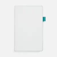 Ежедневник White Shall, недатированный, бело-бирюзовый
